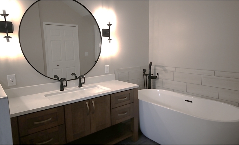 Snowy River Bathroom near Ann Arbor Michigan