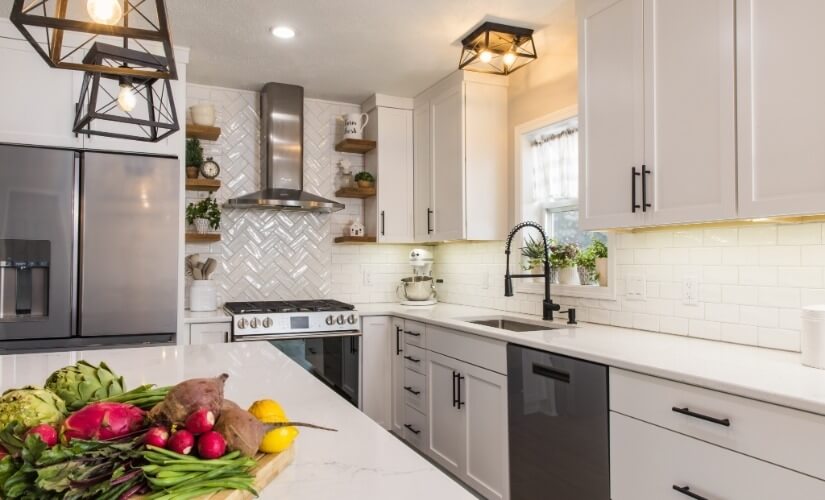 Farmhouse Style with a WOW! Kitchen near Chelsea Michigan