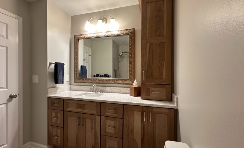 Guest Bathroom Remodel – Smart Design Bathroom near Ann Arbor Michigan